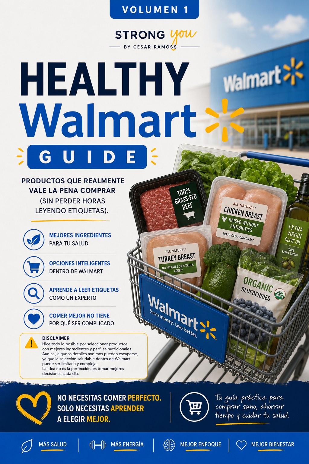 Portada Guía Walmart Saludable por César Ramos